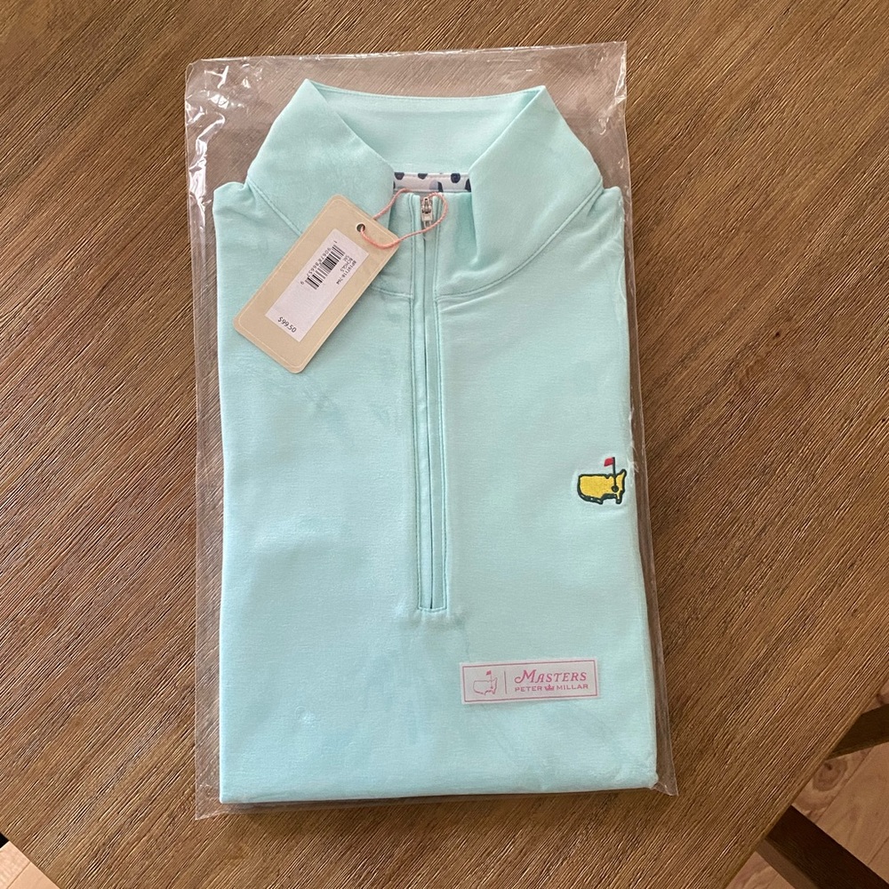 ⛳️ Masters half-zip Peter Millar pullover size small